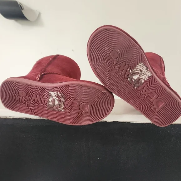 BearPaw Red Tall Winter Boots - Picture 5 of 7